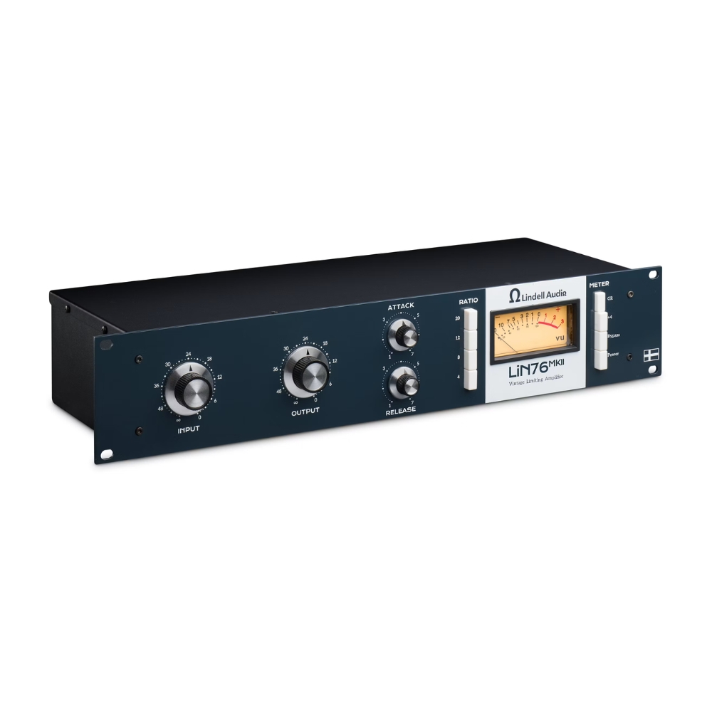 Lindell_Audio_LiN76_Mk2_-_Classic_76-Style_Compressor_with_True_Bypass_Stereo_Linking_and_Redesigned_Compression_Circuit_-_3_Top_and_Front_Left_Side_Right_Angle