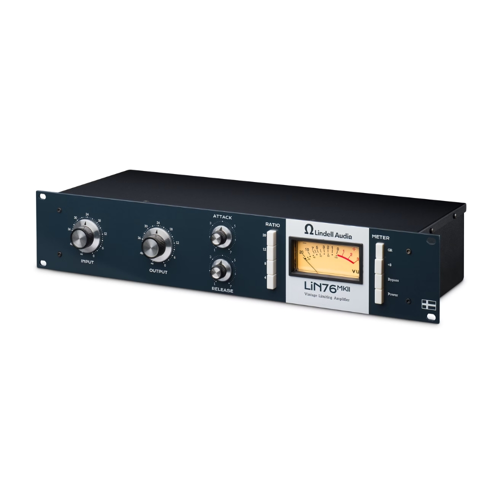 Lindell_Audio_LiN76_Mk2_-_Classic_76-Style_Compressor_with_True_Bypass_Stereo_Linking_and_Redesigned_Compression_Circuit_-_5_Top_and_Front_Right_Side_Left_Angle