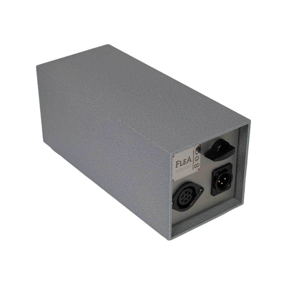 FLEA_SM_204-23_-_Handcrafted_Multi-Pattern_Tube_Condenser_Microphone_-_14_Power_Supply_Top_Front_Left_Side_Right_Angle