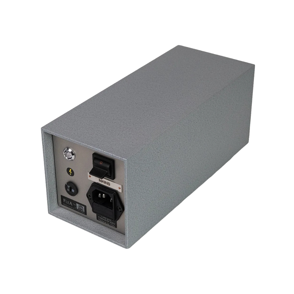 FLEA_SM_204-23_-_Handcrafted_Multi-Pattern_Tube_Condenser_Microphone_-_15_Power_Supply_Top_Front_Right_Side_Left_Angle